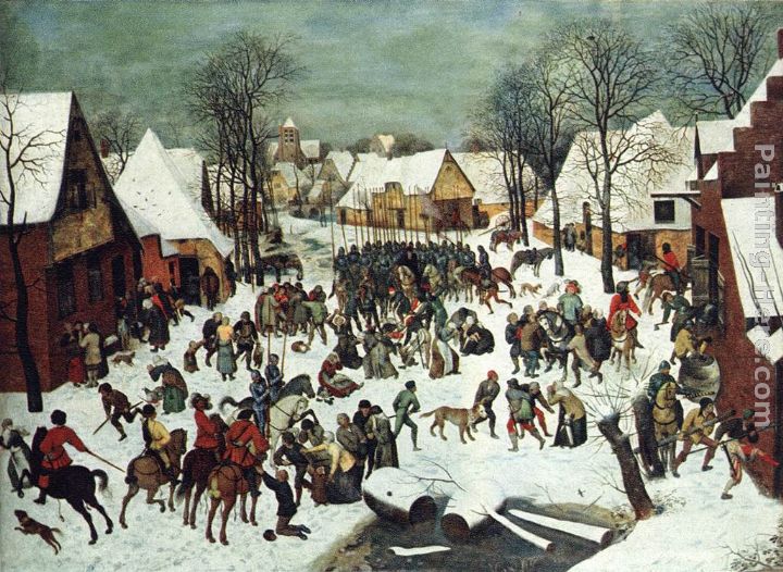 The Slaughter of the Innocents painting - Pieter the Elder Bruegel The Slaughter of the Innocents art painting